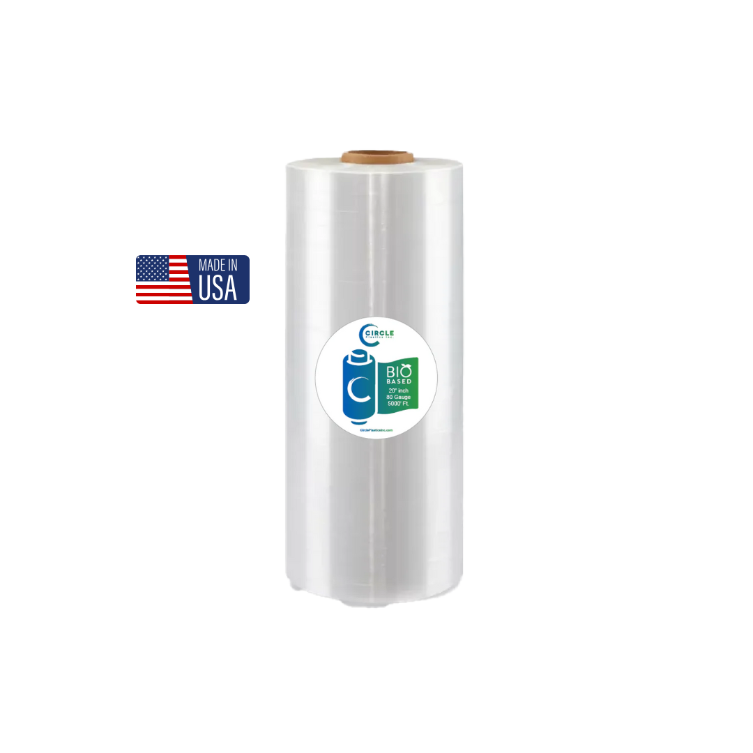 Bio-Based Machine Stretch Film – 20" x 5,000 ft